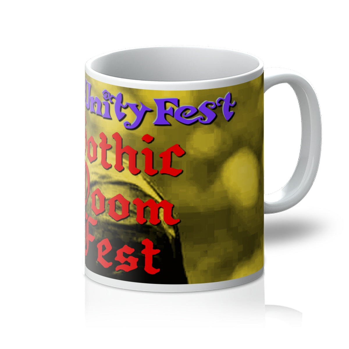 Doom Fest Mug Yellow